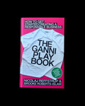 Ganni hardcover book with colorful cover design and stylish typography on responsible business.